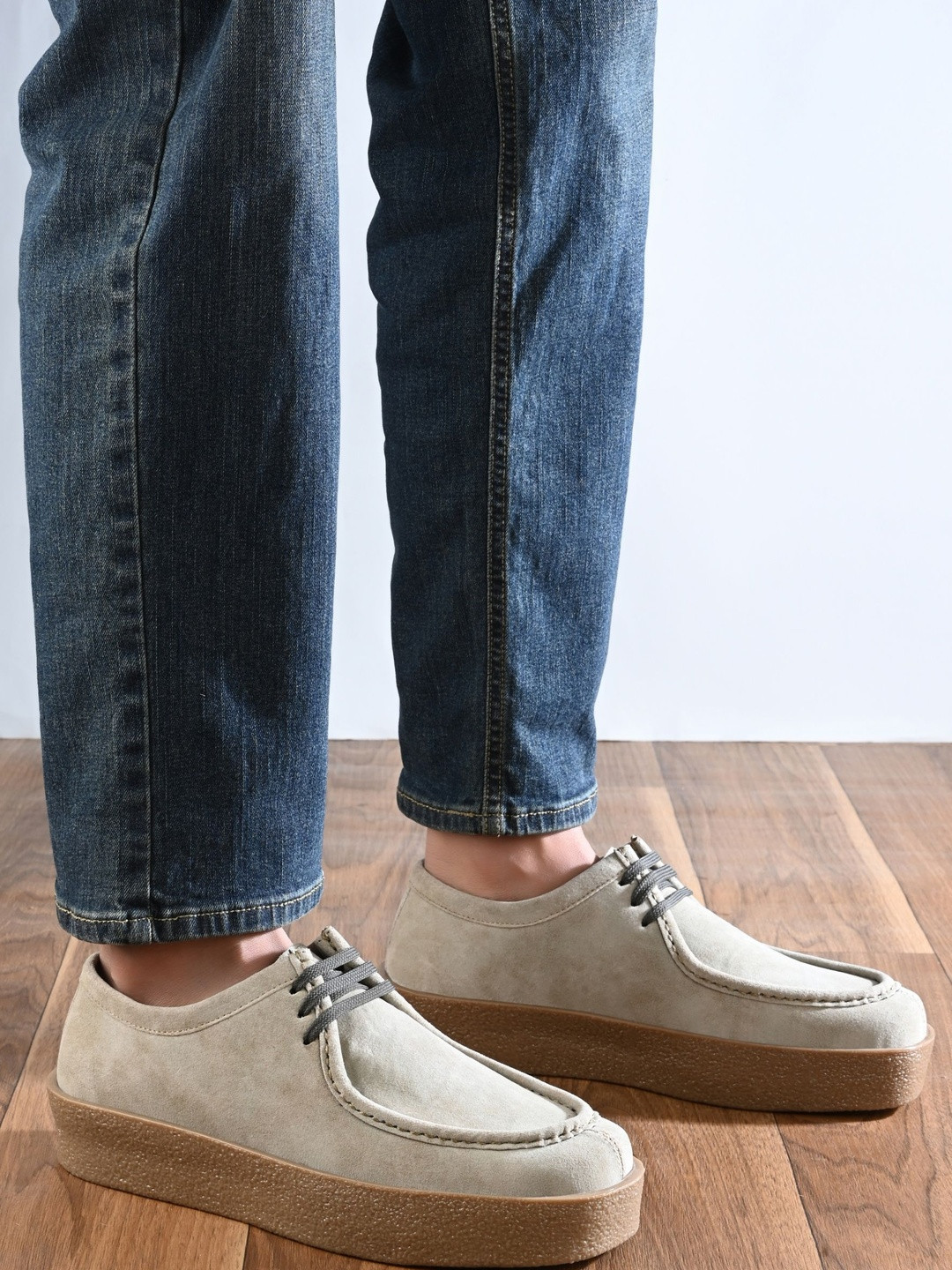 The Roadster Lifestyle Co Men Square Toe Sneakers Casual Shoes