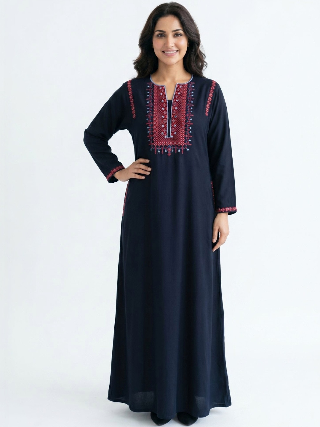 SANAA Embroidered Maxi Nightdress