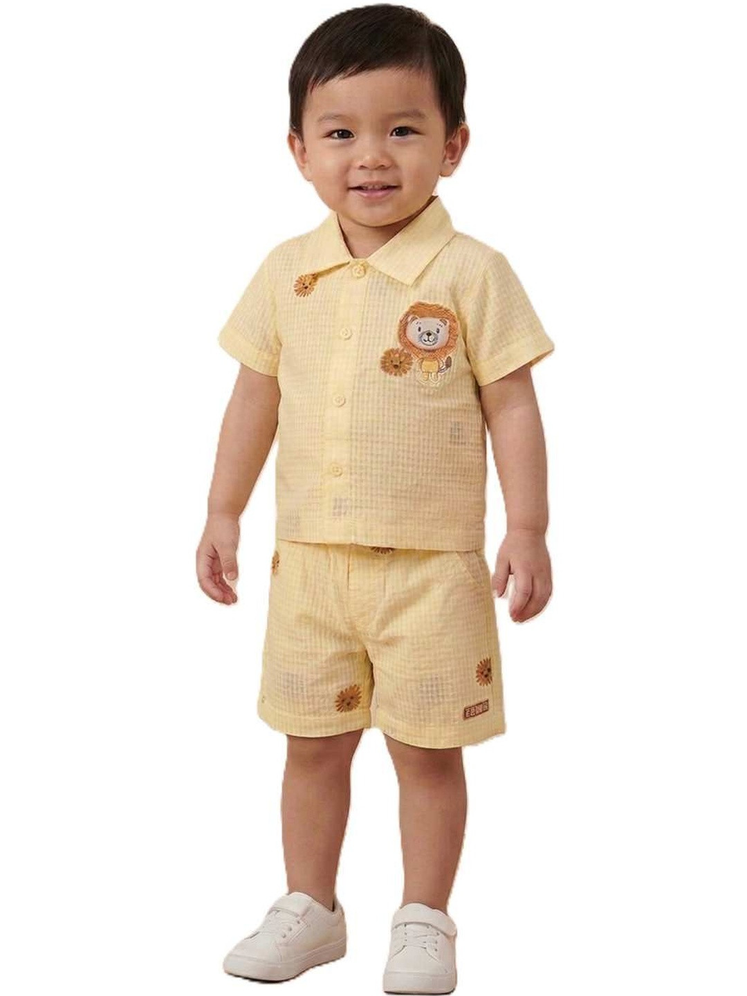 Pompidou Boys Shirt with Shorts