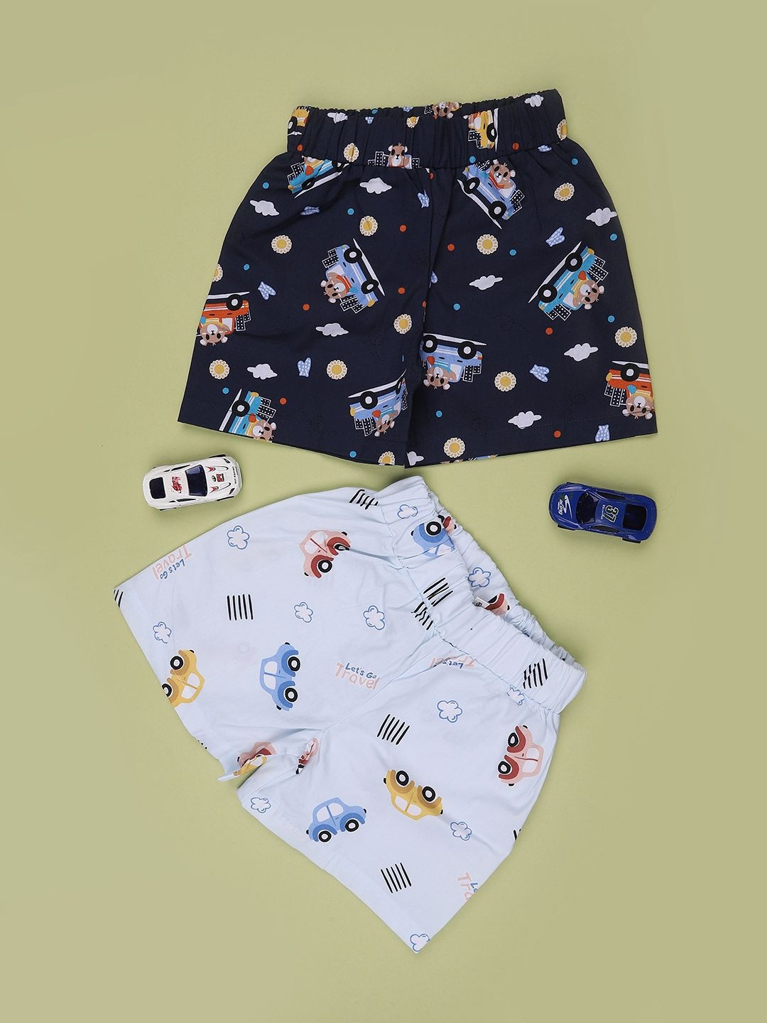 V-Mart Boys Conversational Printed Shorts