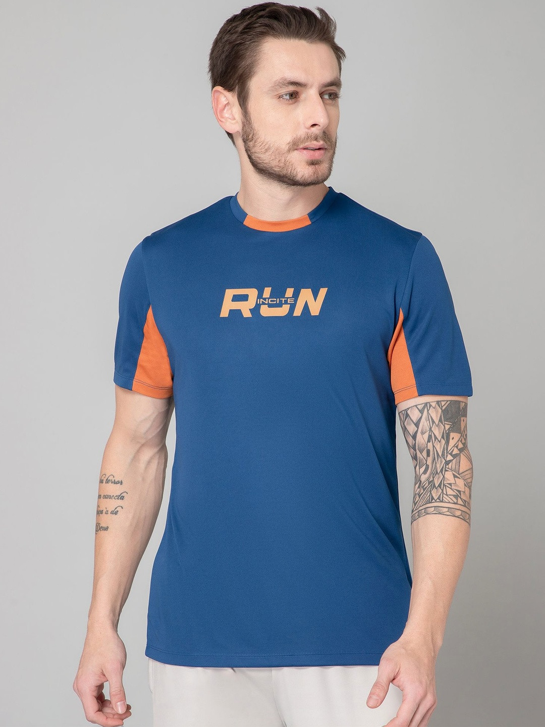 INCITE Men Typography Sports Running T-shirt