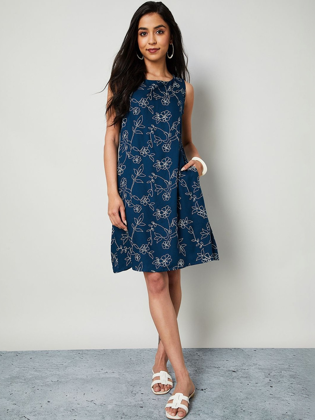Colour Me by Melange Floral Print Dress