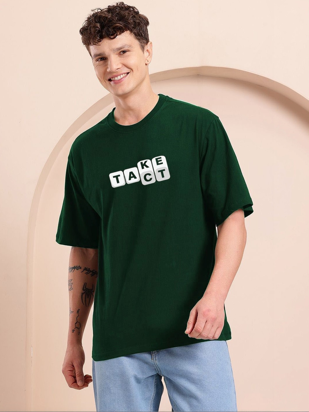 Kook N Keech Men Typography Printed Pure Cotton Bio Finish T-shirt