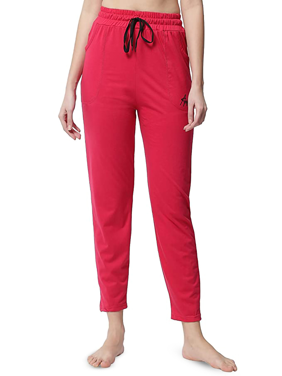 Anixa Women Relaxed Fit Brand Logo Joggers
