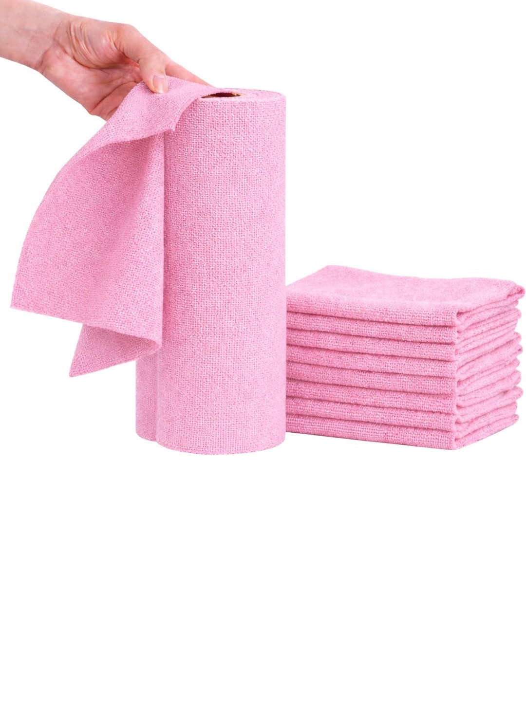 JAY GATRAD Seller Pink 2026 Solid Microfibre Cleaning Cloth