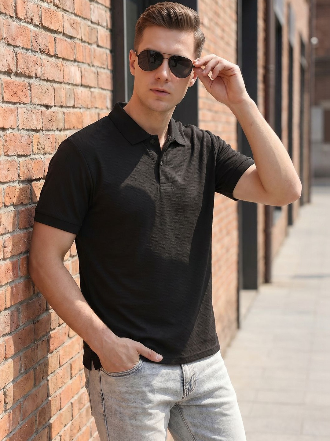 Kook N Keech Men Polo Collar T-shirt