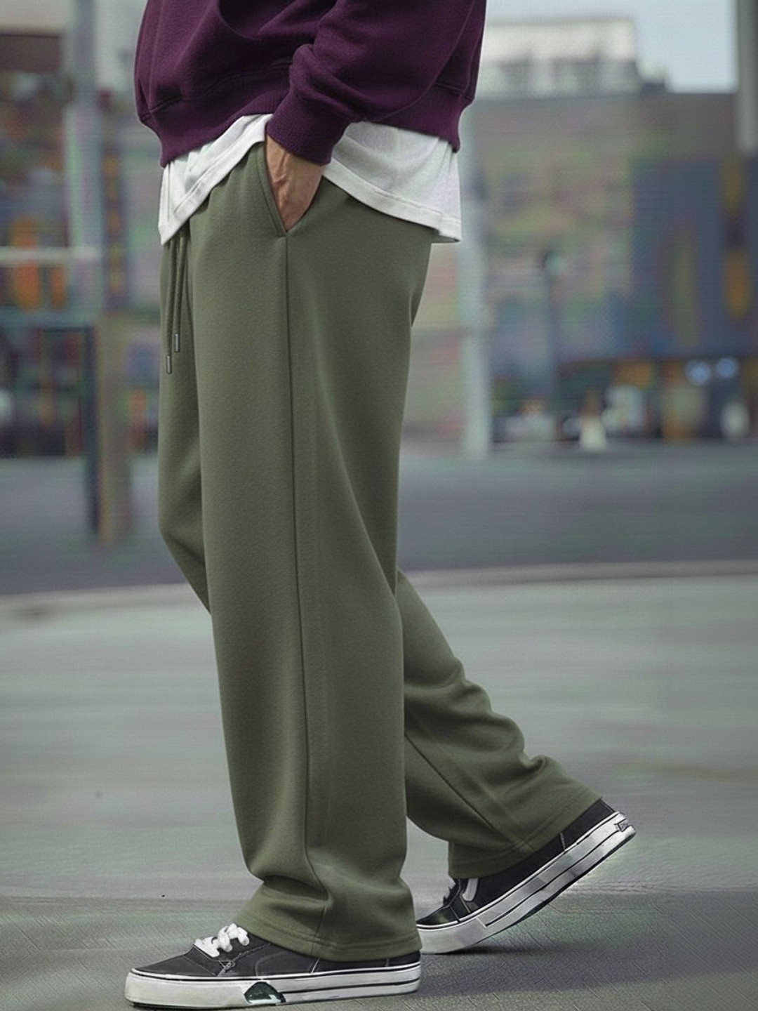 WARCOURT Men Relaxed Fit Track Pants