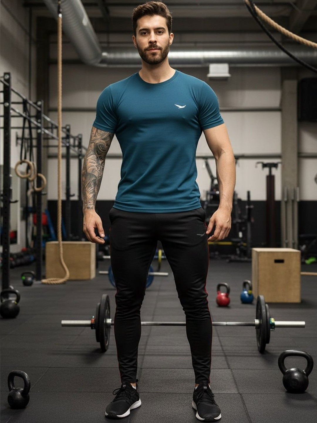 HiFlyers Men Brand Logo T-shirt