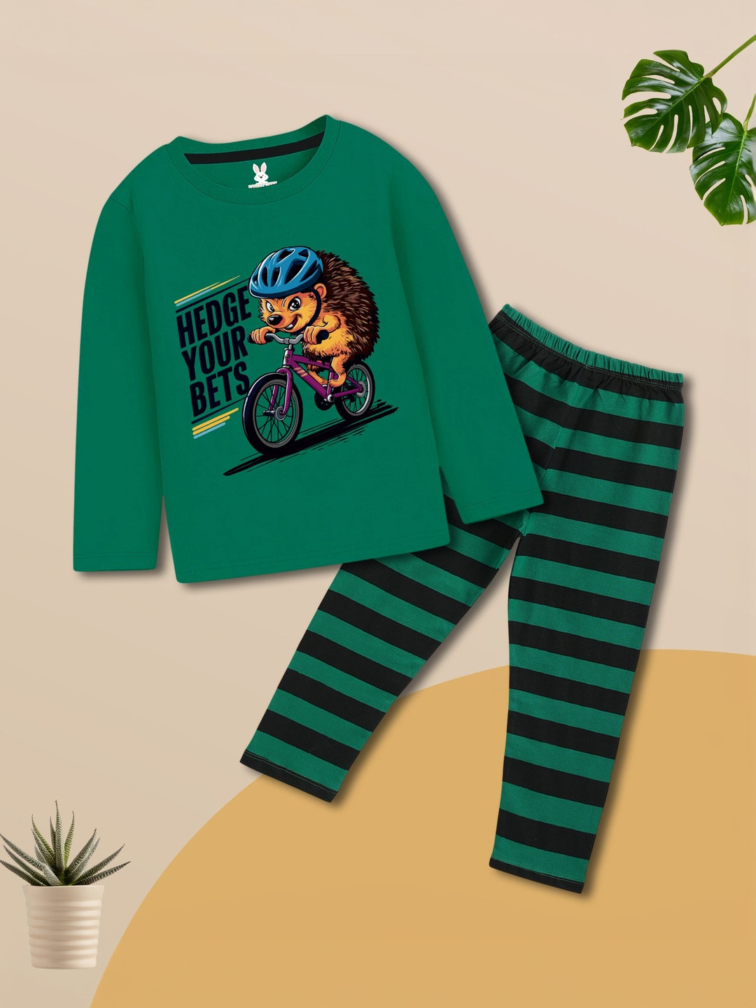 KIDSCRAFT Boys Printed Night suit