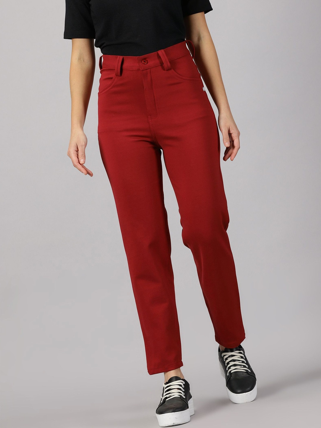 Sadda Fashion Women Smart Wrinkle Free Trousers