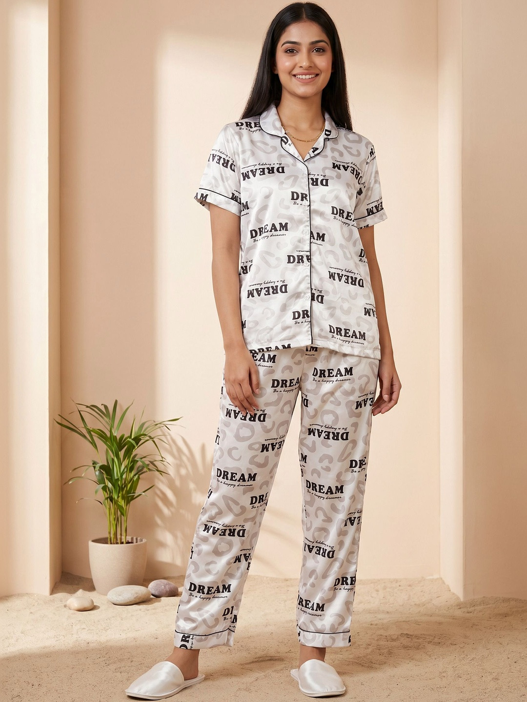 Travel Wardrobe Women Printed Night suit