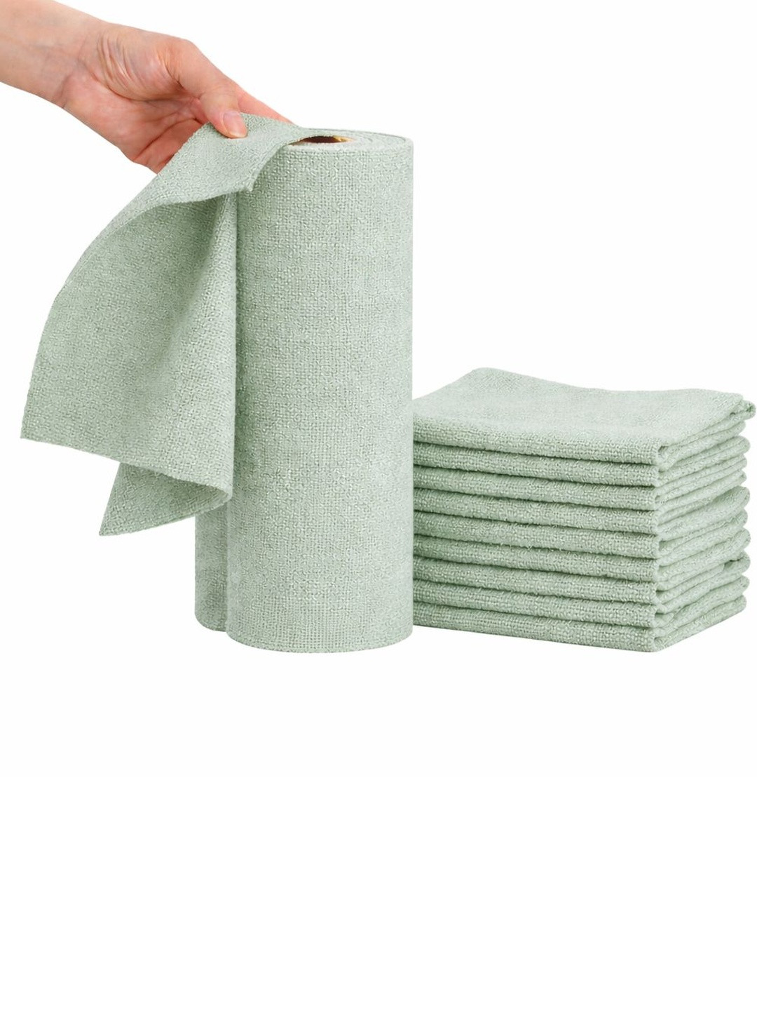 JAY GATRAD Seller Green 2026 Solid Microfibre Cleaning Cloth
