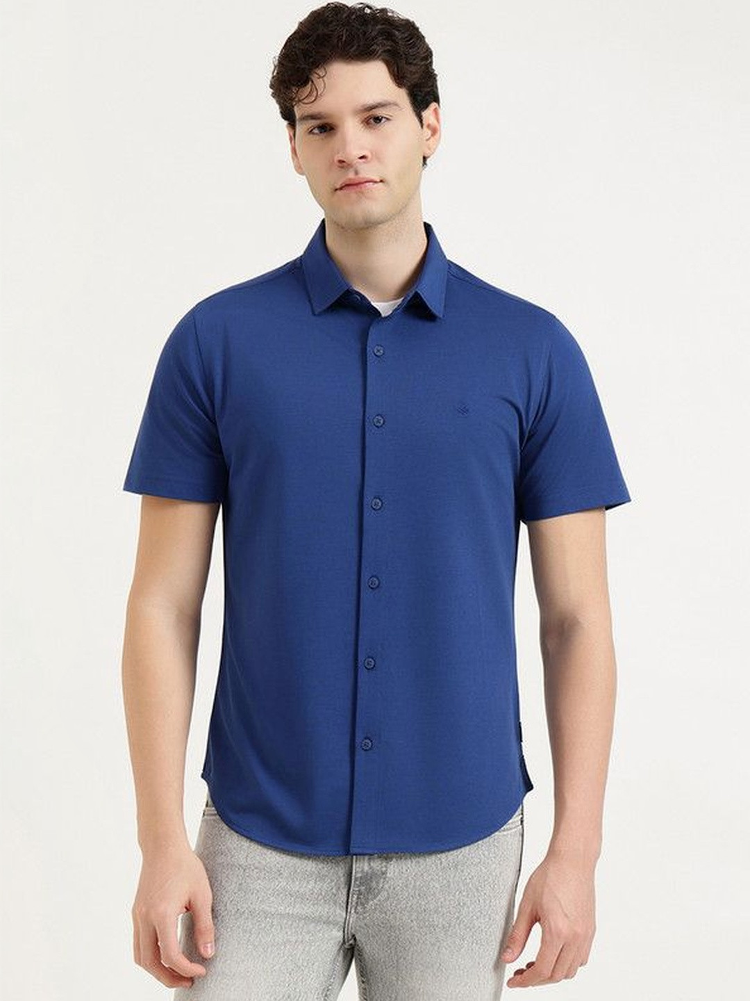 United Colors of Benetton Men Slim Fit Casual Shirt