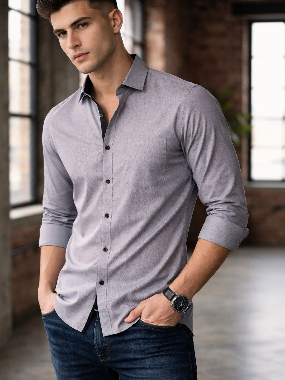 SZN Men Casual Shirt