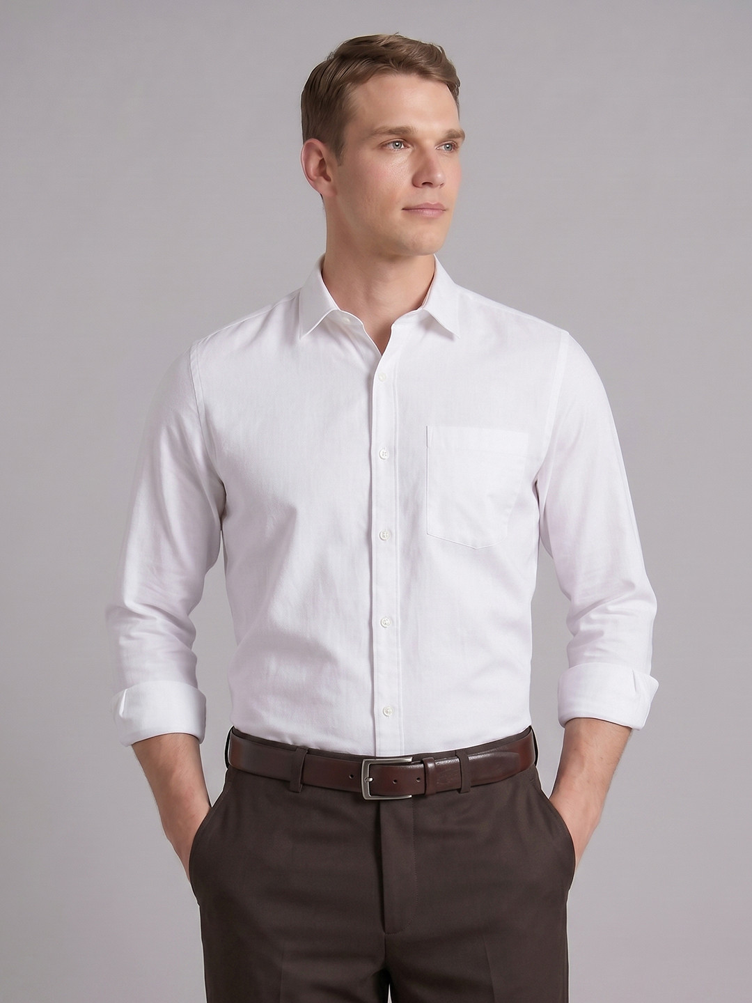 Blackberrys Slim Fit Pure Cotton Formal Shirt