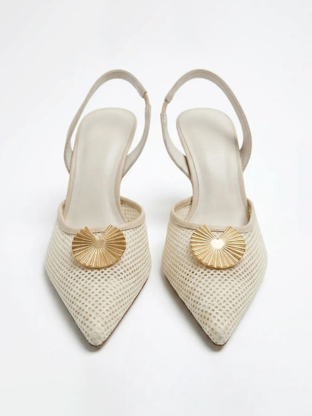 Ozzaro Suede Stiletto Pumps with Buckles