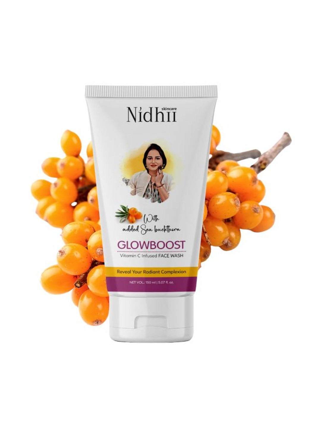 Nidhii Skincare Glow Boost Vitamin C Face Wash - 150 ml