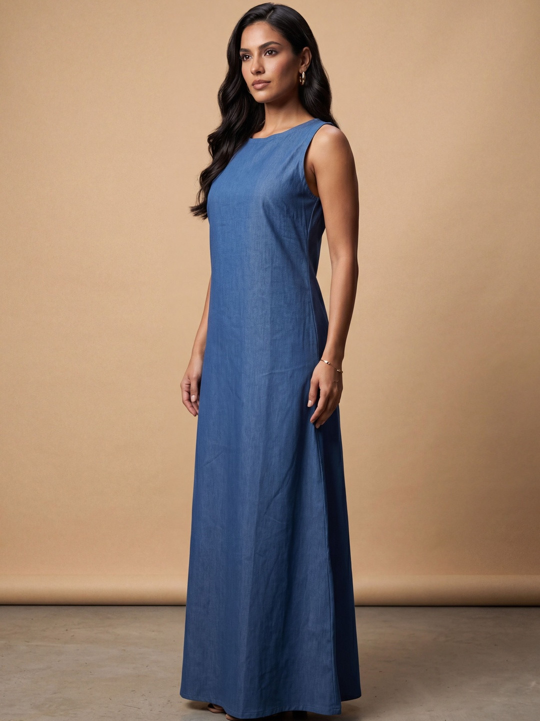 LEGACY AURA Denim Maxi Dress