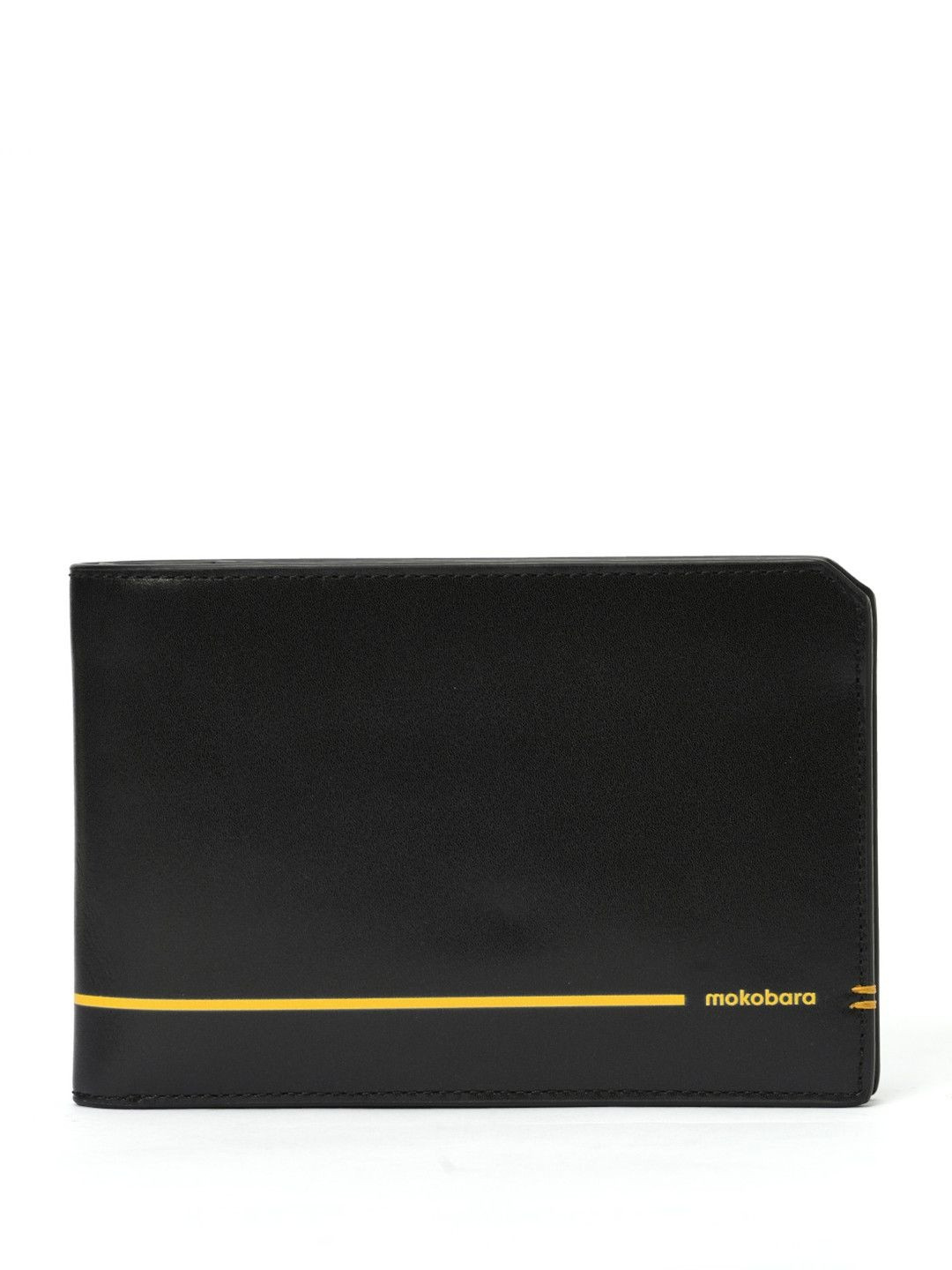 MOKOBARA Men Leather Two Fold Wallet