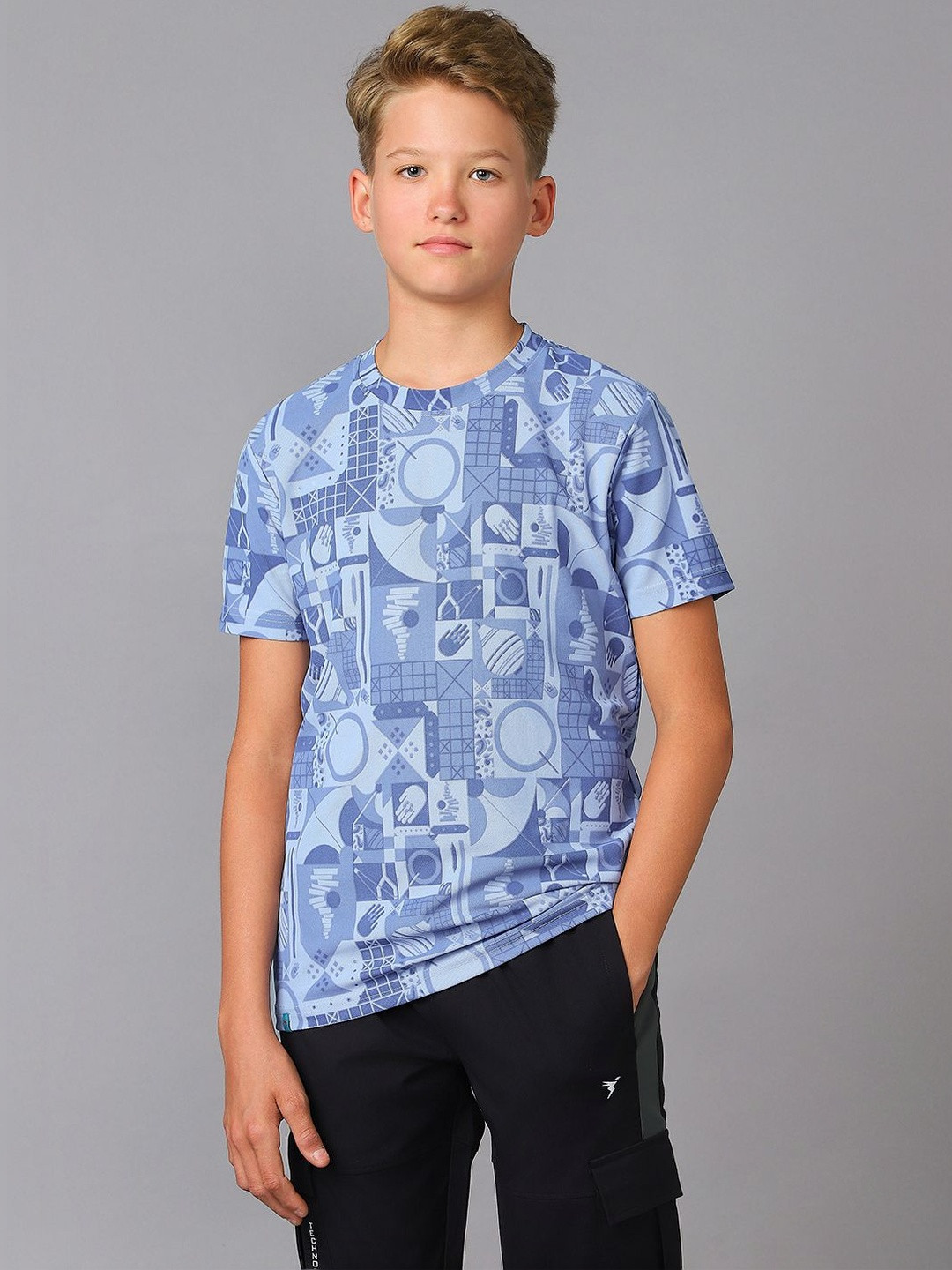 Technosport Boys Slim Fit T-shirt
