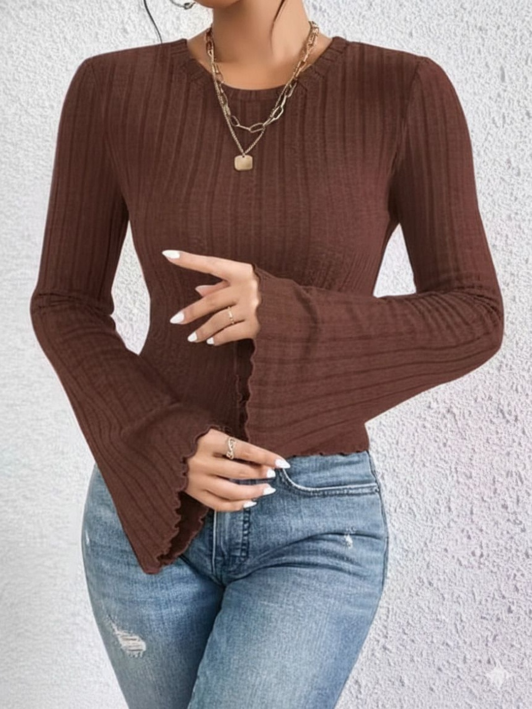 ORGAVO Bell Sleeve Top
