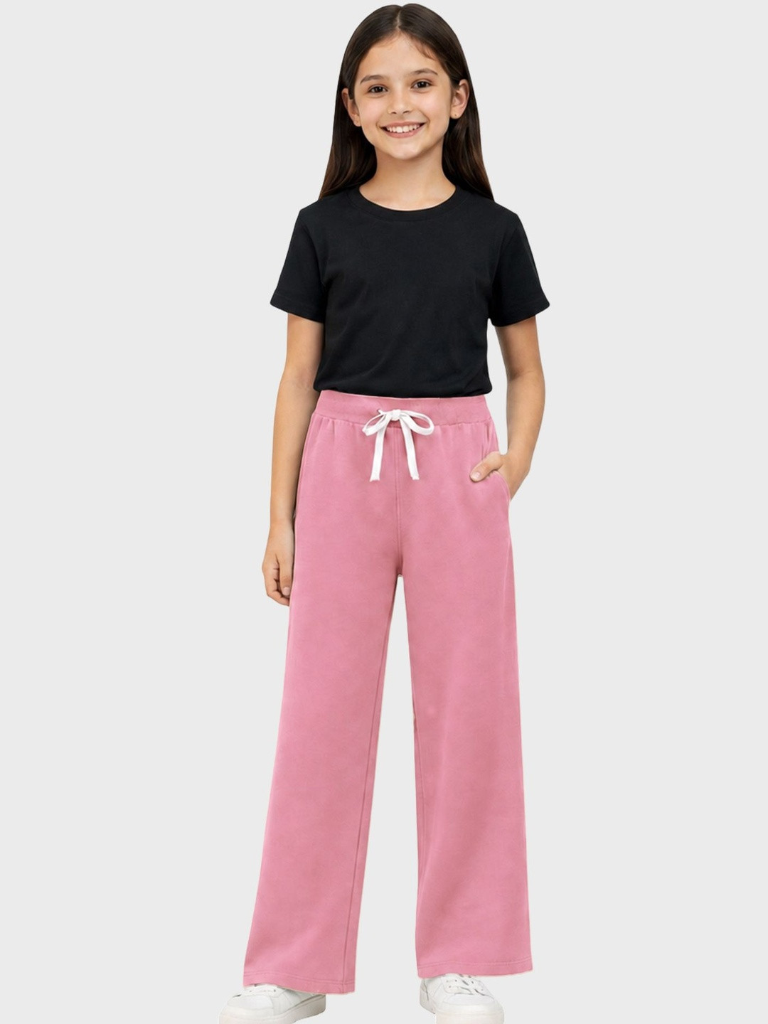 Charm n Cherish Girls Flared Track Pants