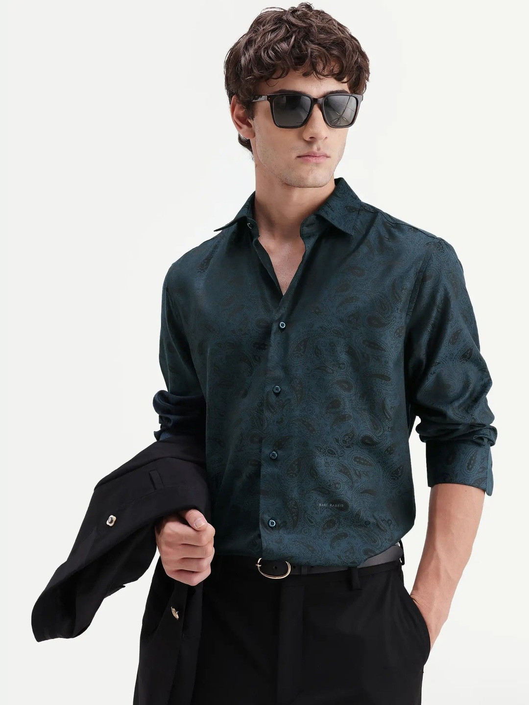 RARE RABBIT Men Floral Casual Shirt