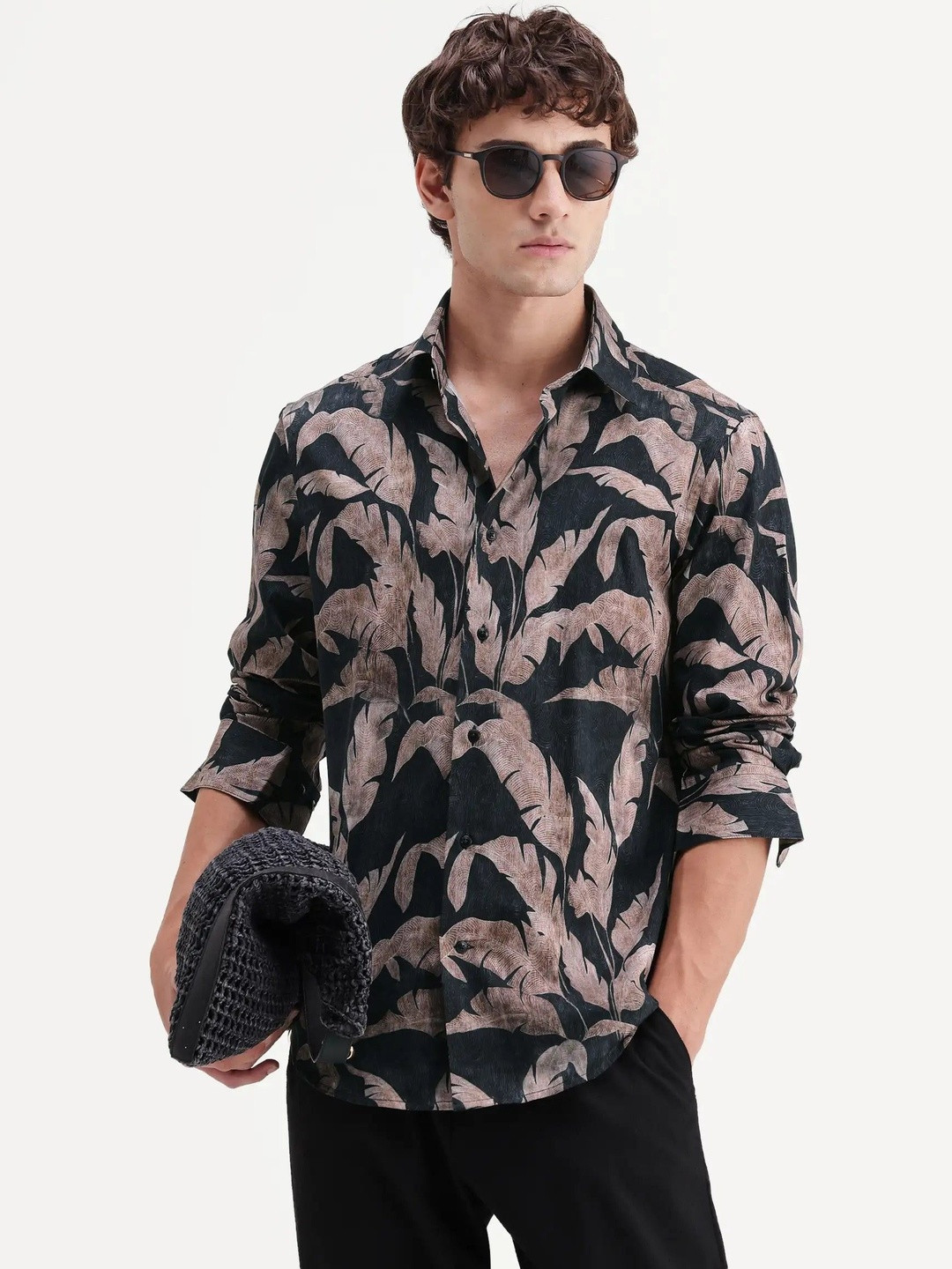 RARE RABBIT Men Printed Casual Shirt