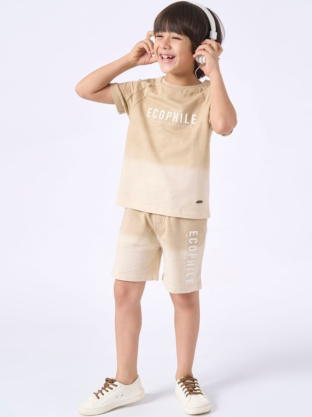 Ed-a-Mamma Boys Printed T-shirt with Shorts