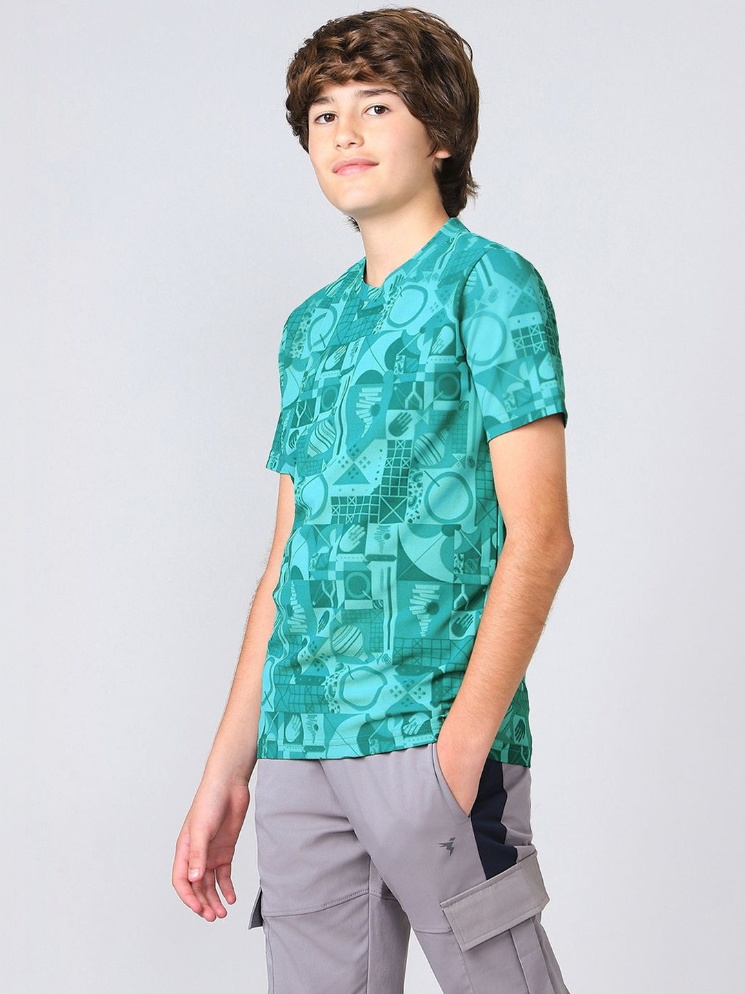 Technosport Boys Slim Fit T-shirt