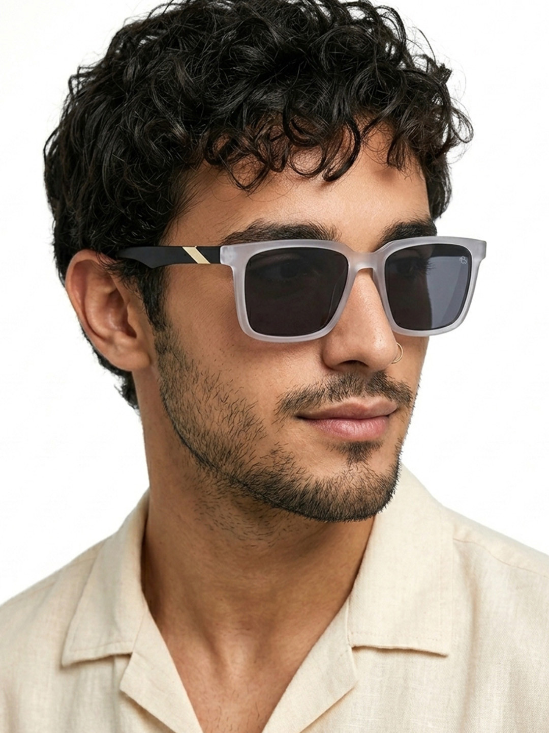 Eyejack by Voyage Unisex Square Sunglasses with UV Protected Lens TB152CL1076