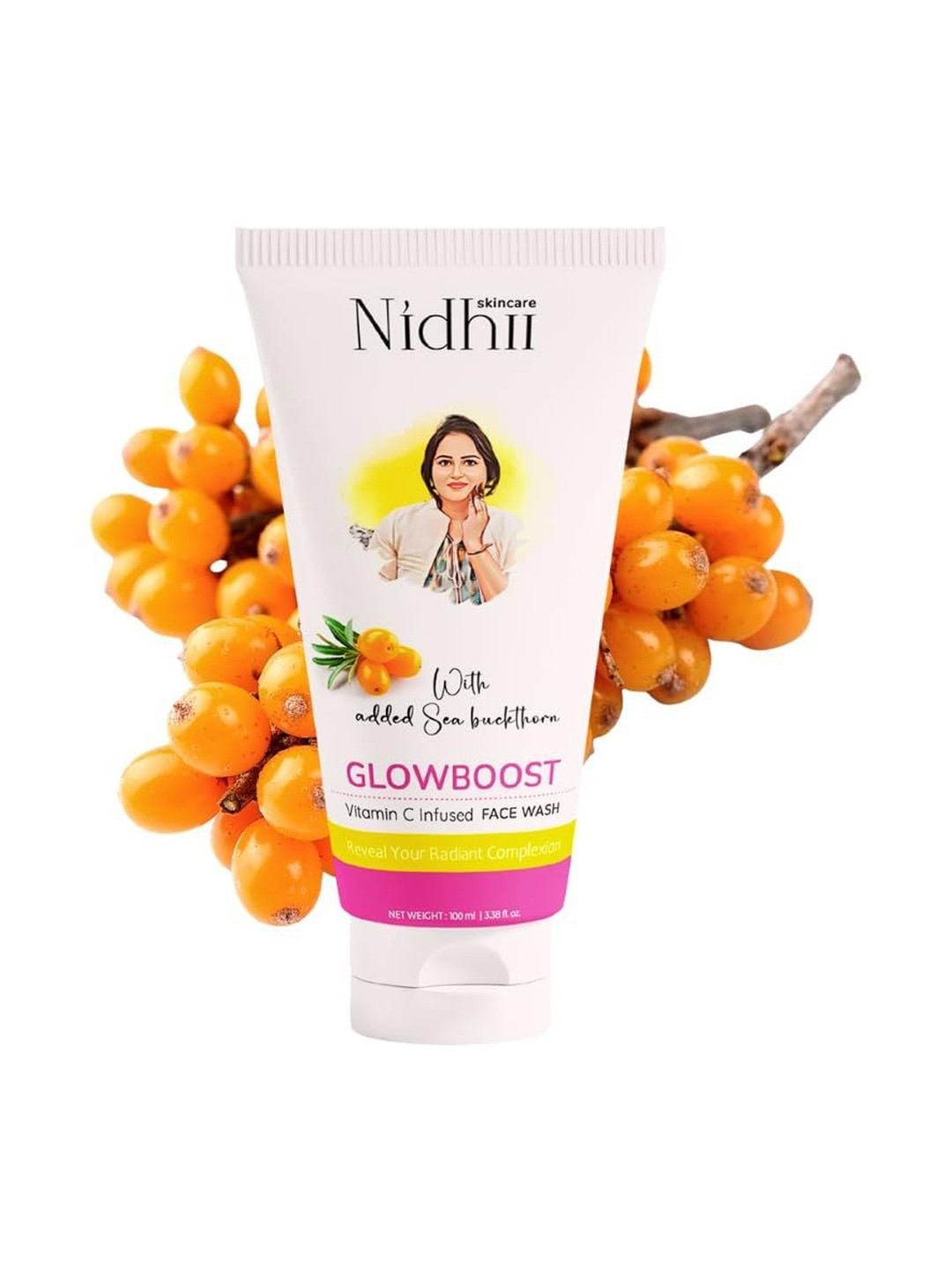 Nidhii Skincare Glow Boost Vitamin C Face Wash - 100 ml