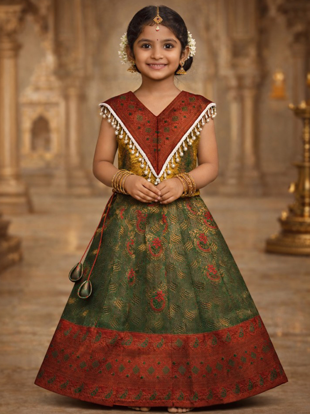 Xepon Girls Ready to Wear Lehenga &