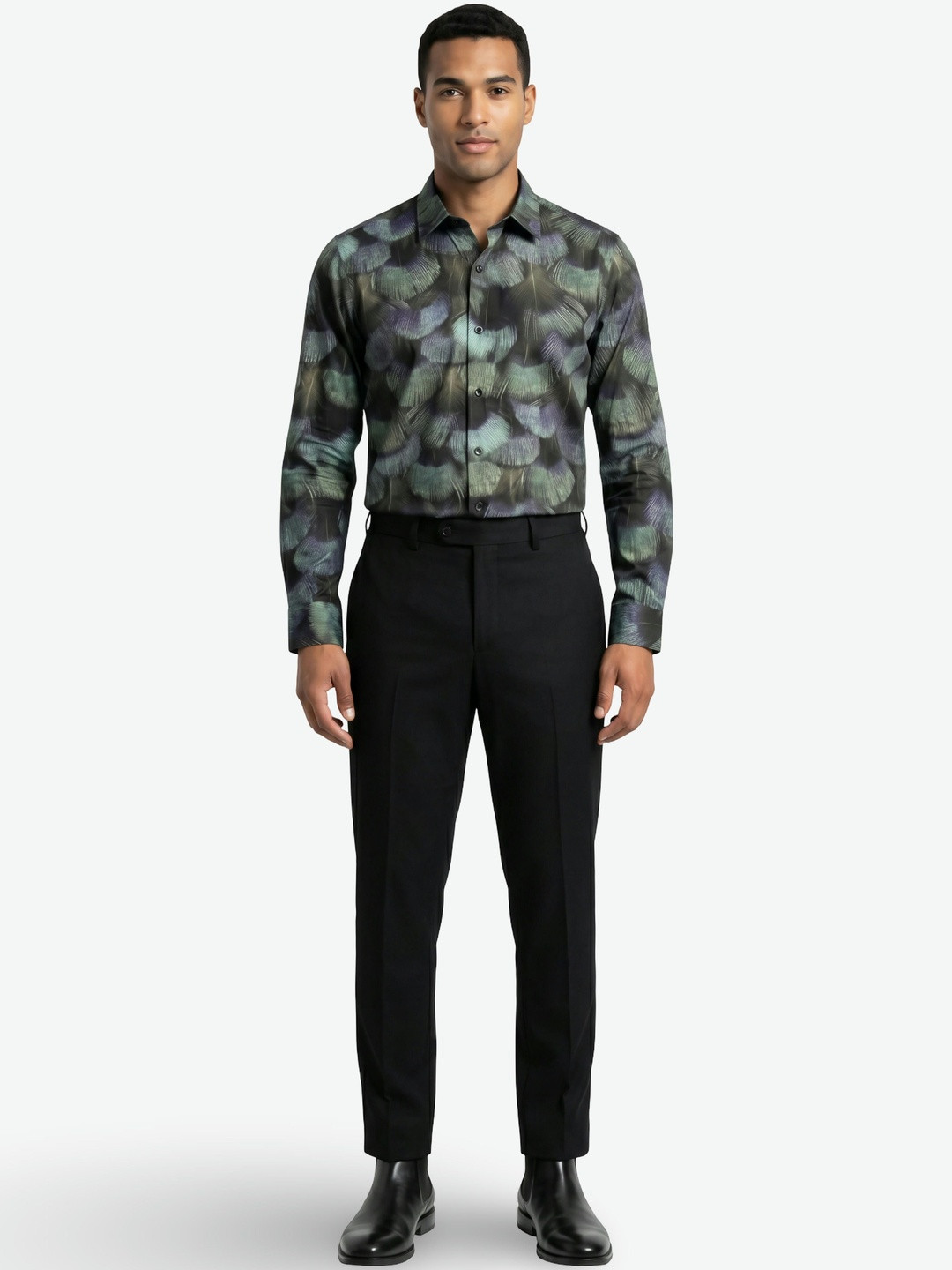 Clazzey Men Classic Printed Casual Shirt