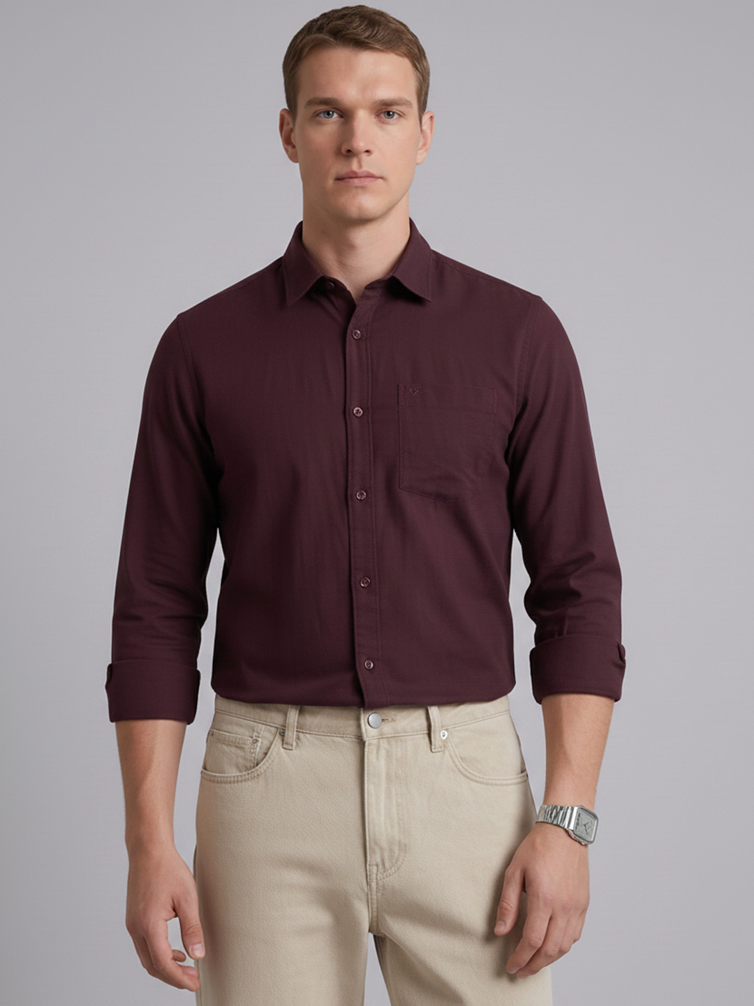 Blackberrys Slim Fit Pure Cotton Casual Shirt