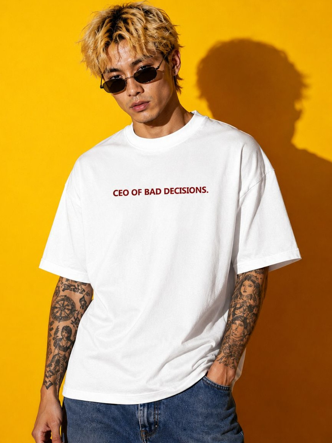 Bellbum Men Typography Printed Bio Finish T-shirt