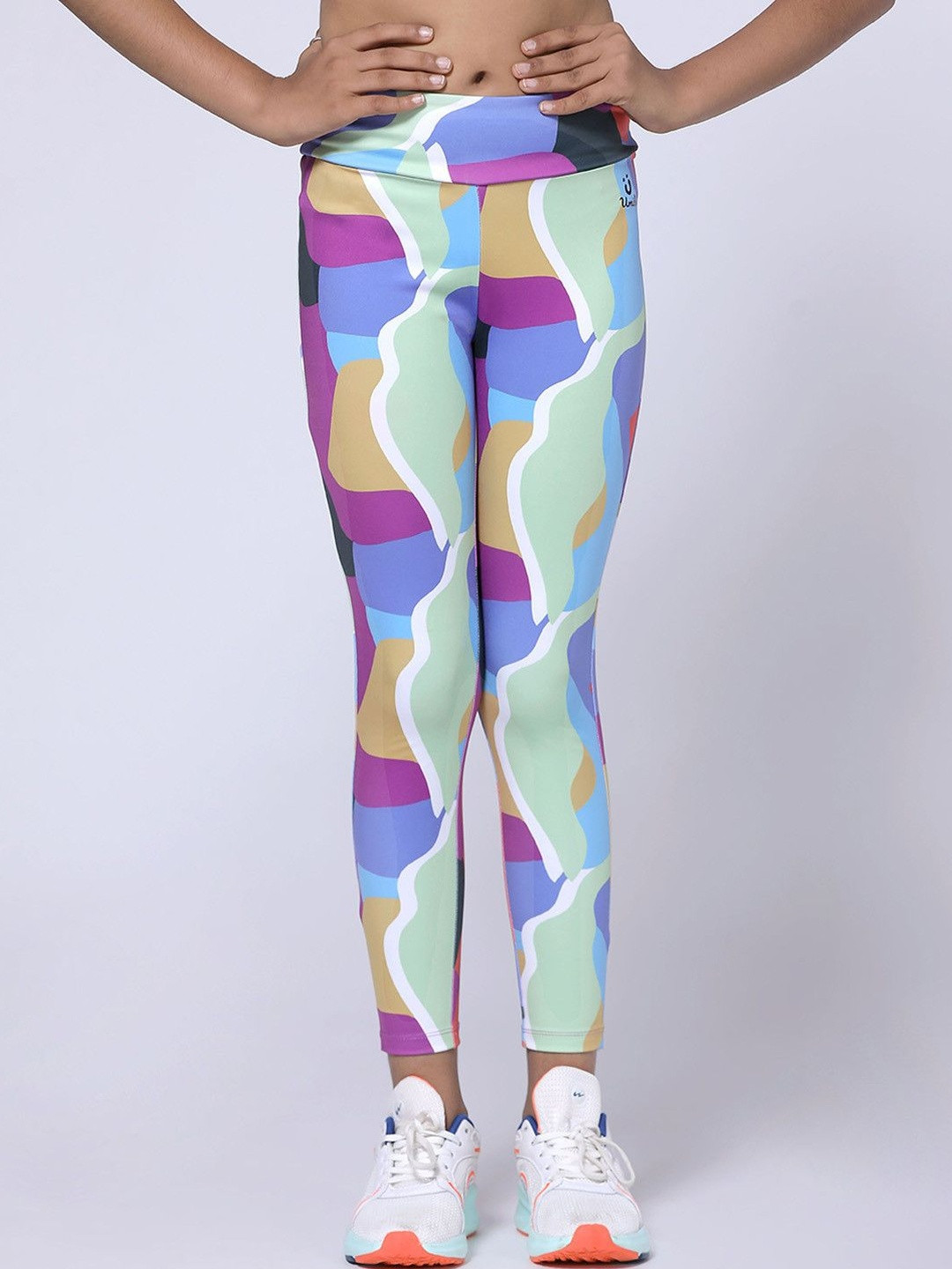 UMILDO Girls Printed Ankle-Length Tights