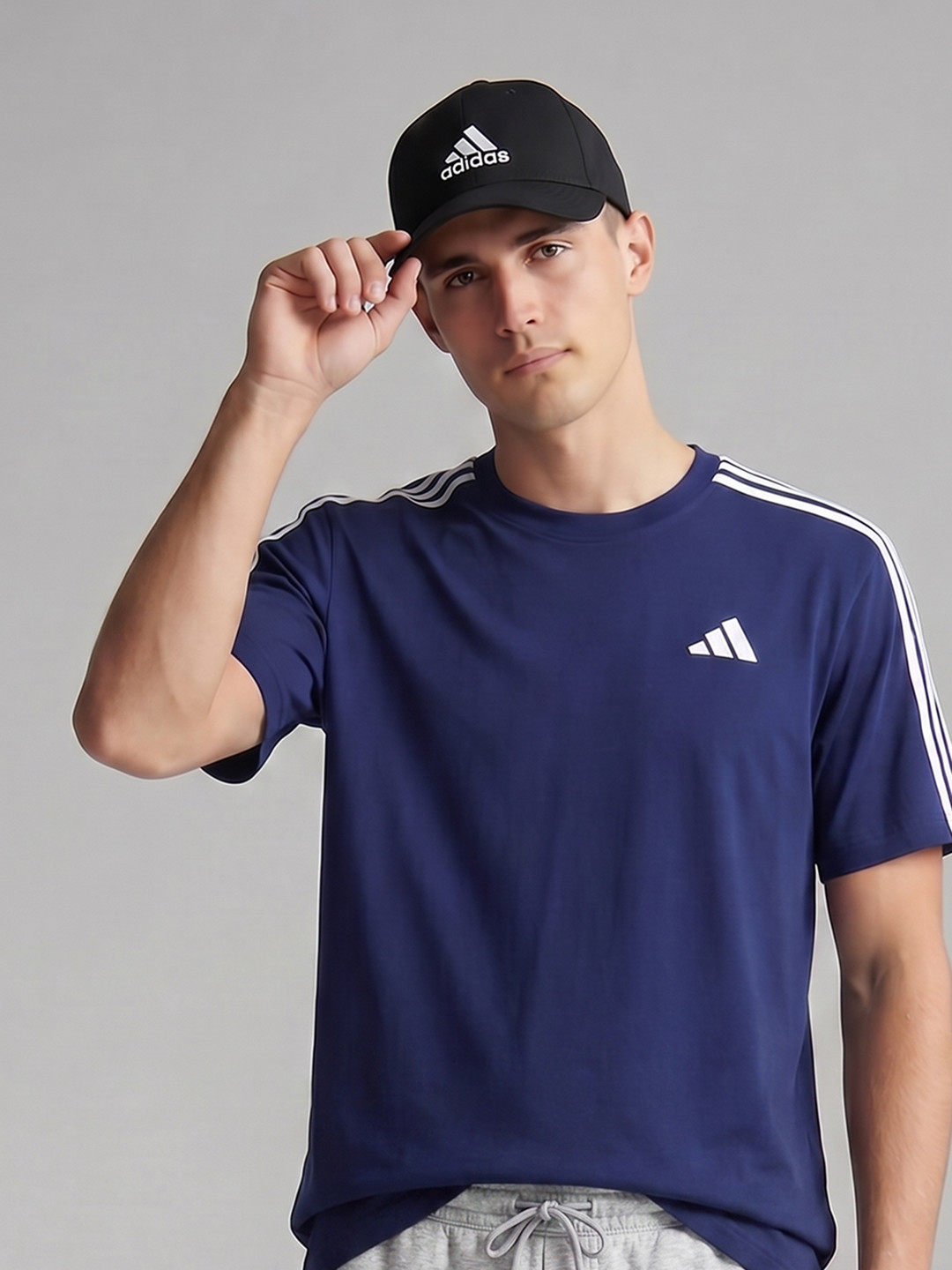 ADIDAS Typography Printed T-Shirt