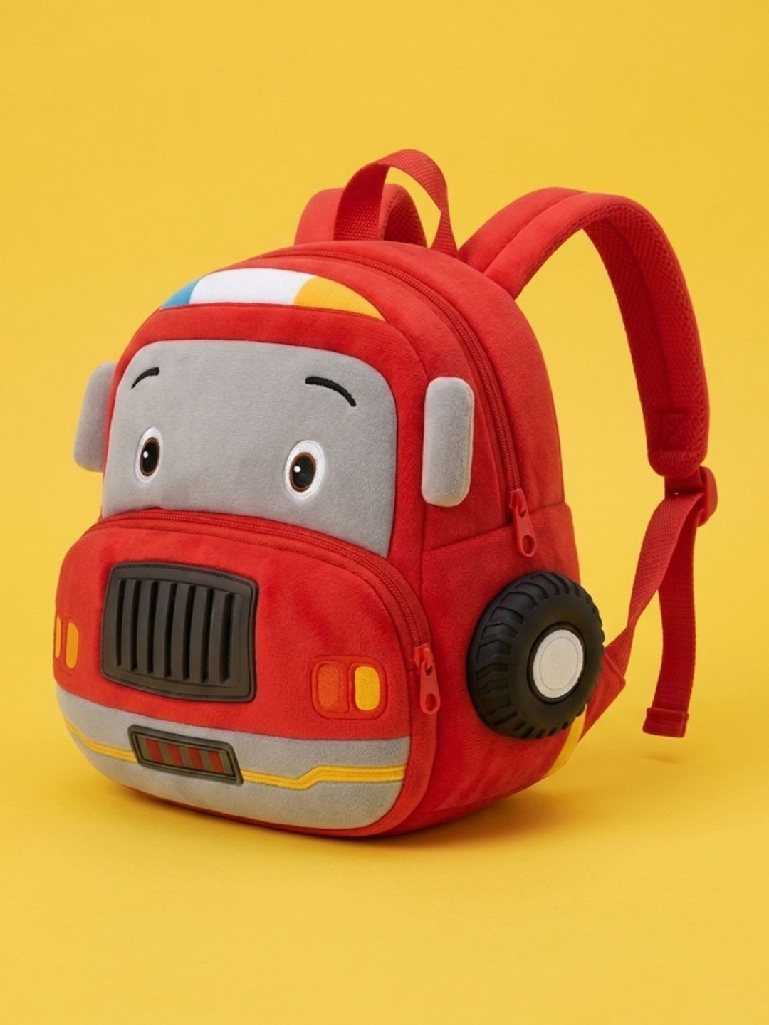 Bagvillaa Boys Red Fire Truck Backpack