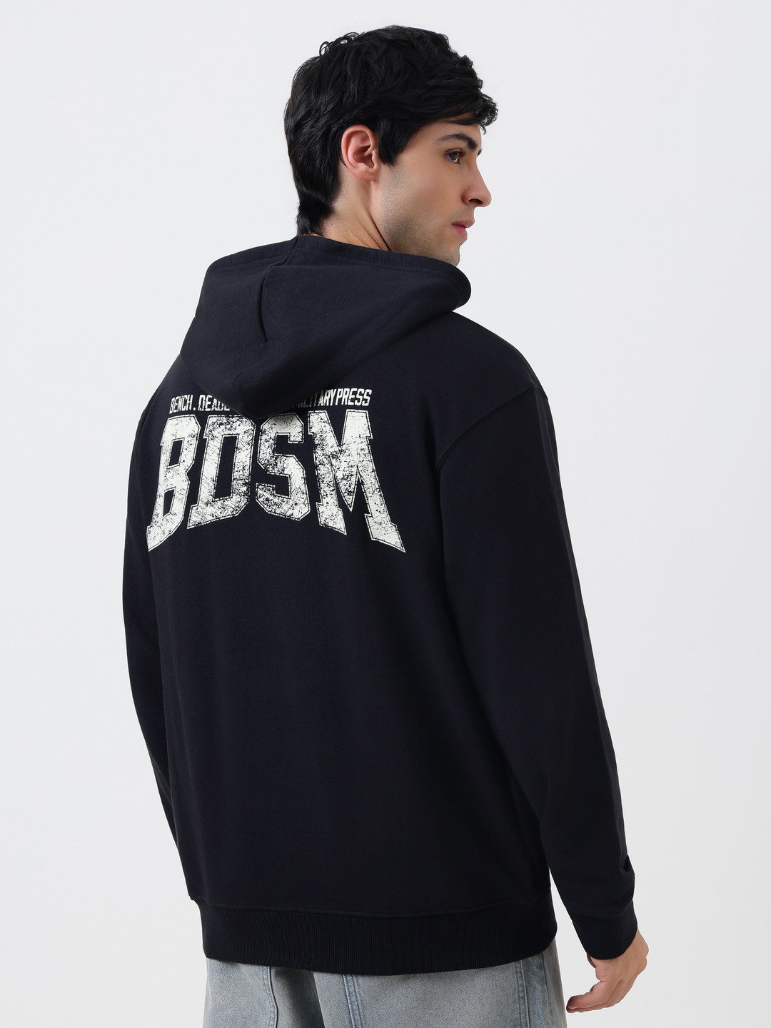 MuscleBlaze Unisex Carnage Printed Black Sweatshirt