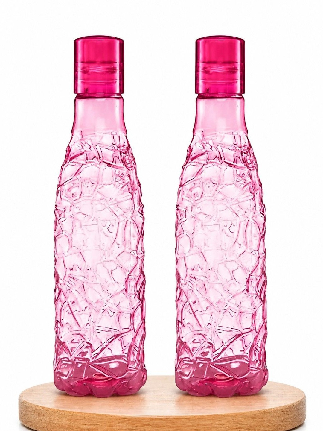 Aura Pink Set of 2 Plastic Other Water Bottle