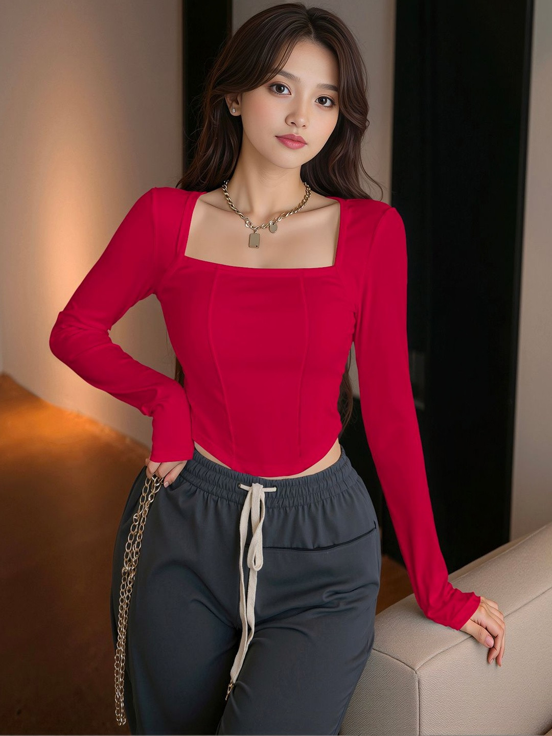 Navyankaa Crop Top