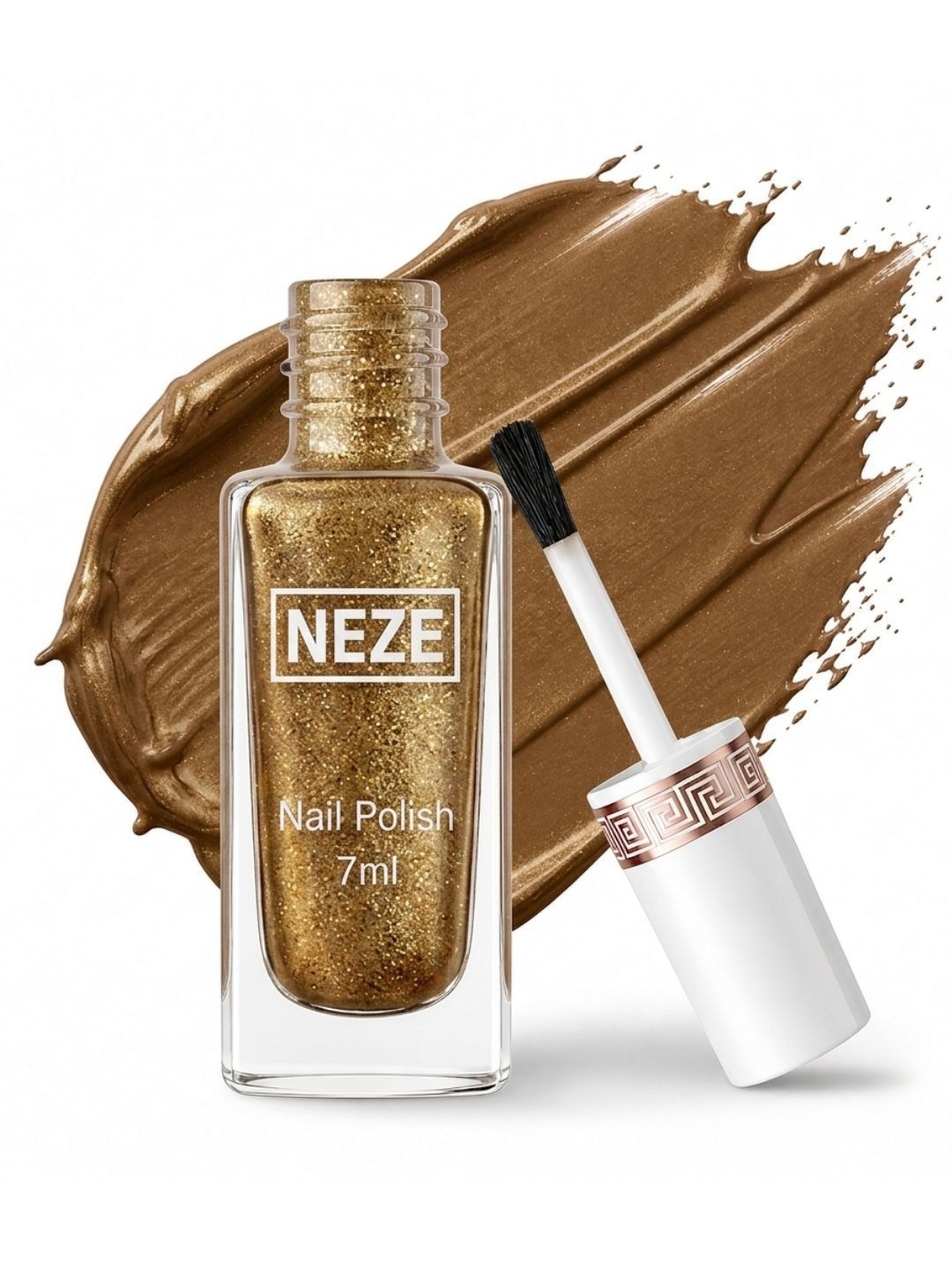 Neze Chip Resistant Nail Polish - 7 ml - Brown