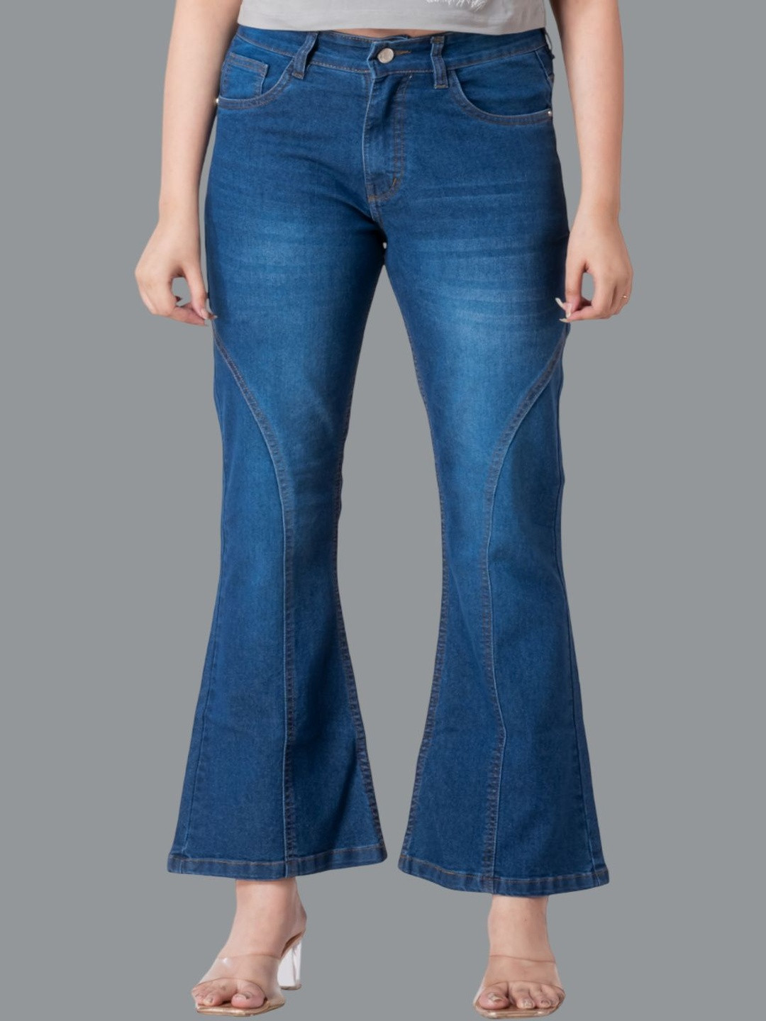 Moda Rapido Women Bootcut High-Rise Light Fade Jeans