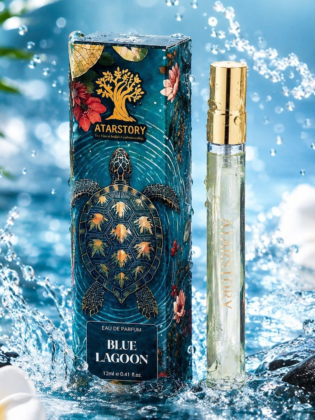 ATARSTORY Blue Lagoon Long Lasting Eau De Parfum - 12 ml