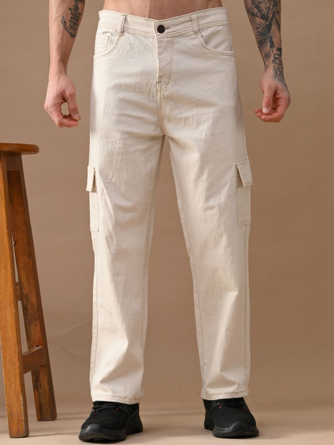 jeancherry Men Classic Mid-Rise Stretchable Jeans