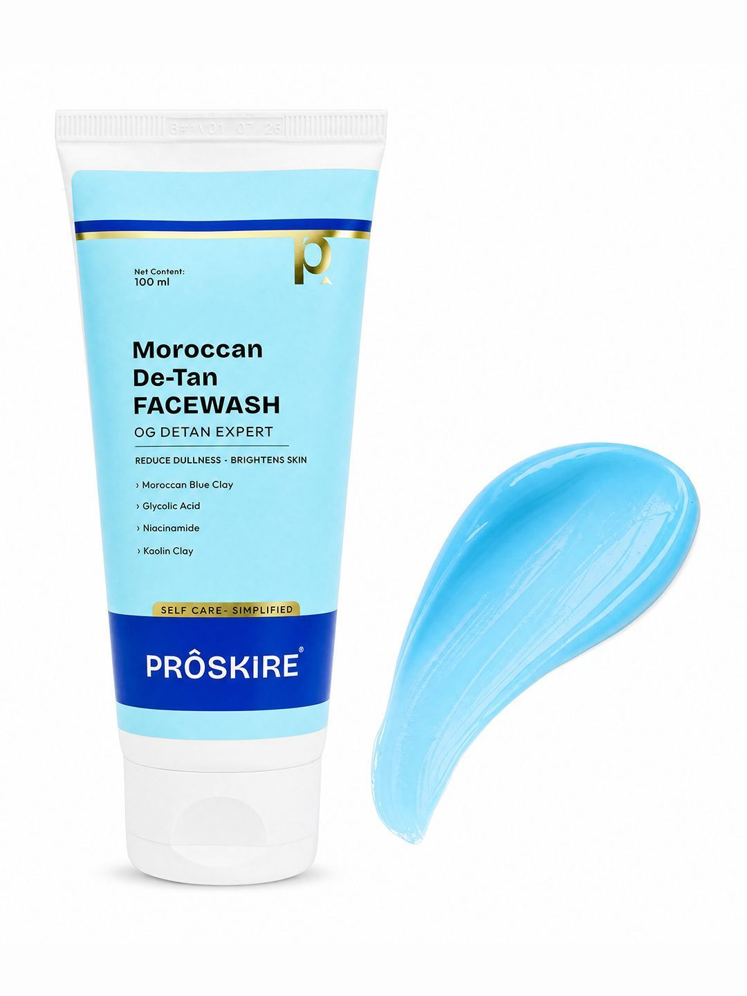 Proskire Moroccan De Tan Face Wash - 100 ml
