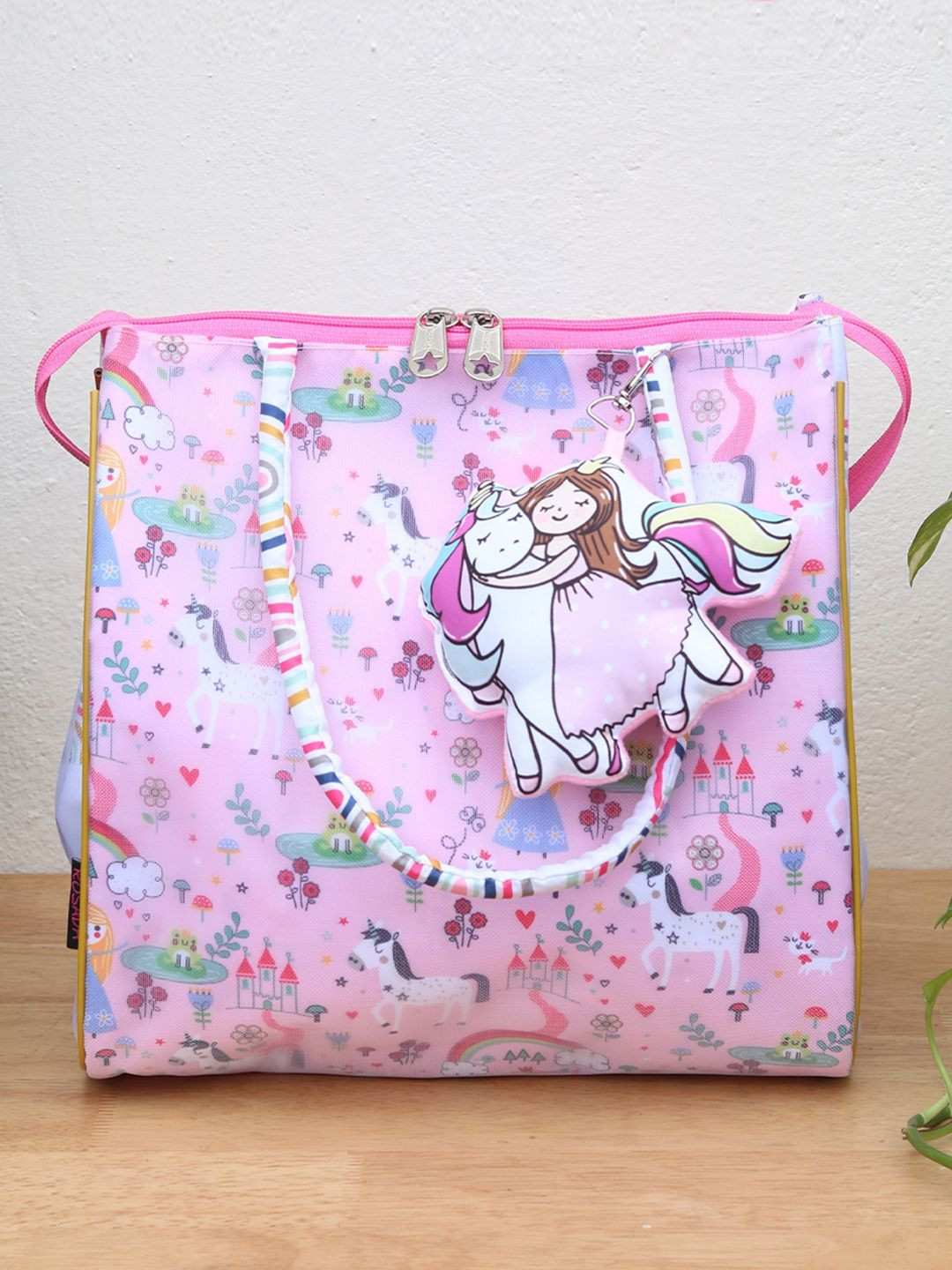 ROSADA Kids Princess Printed Lightweight Waterproof Tote Bag