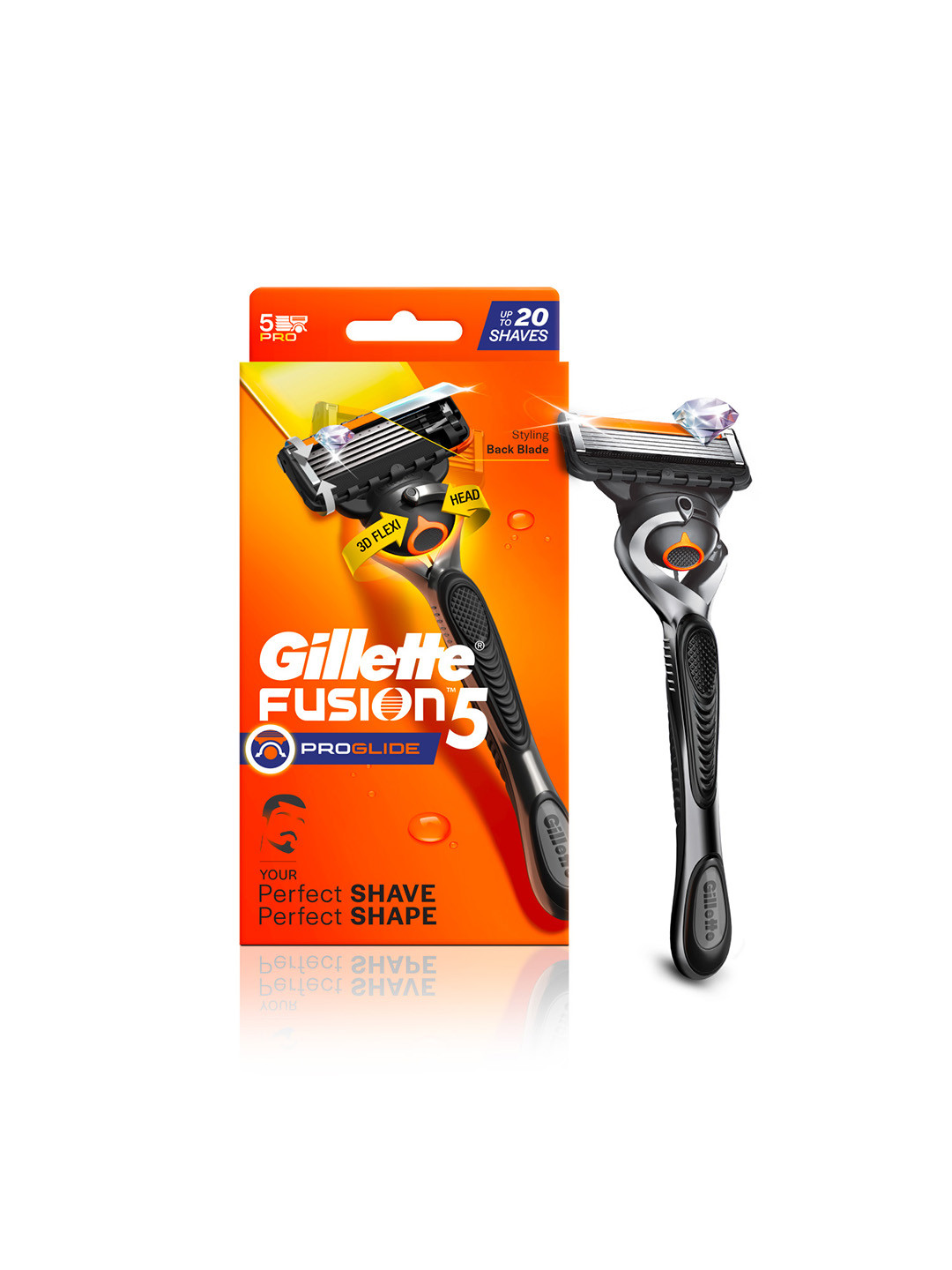 Gillette Men Fusion Proglide Flexball Shaving Razor