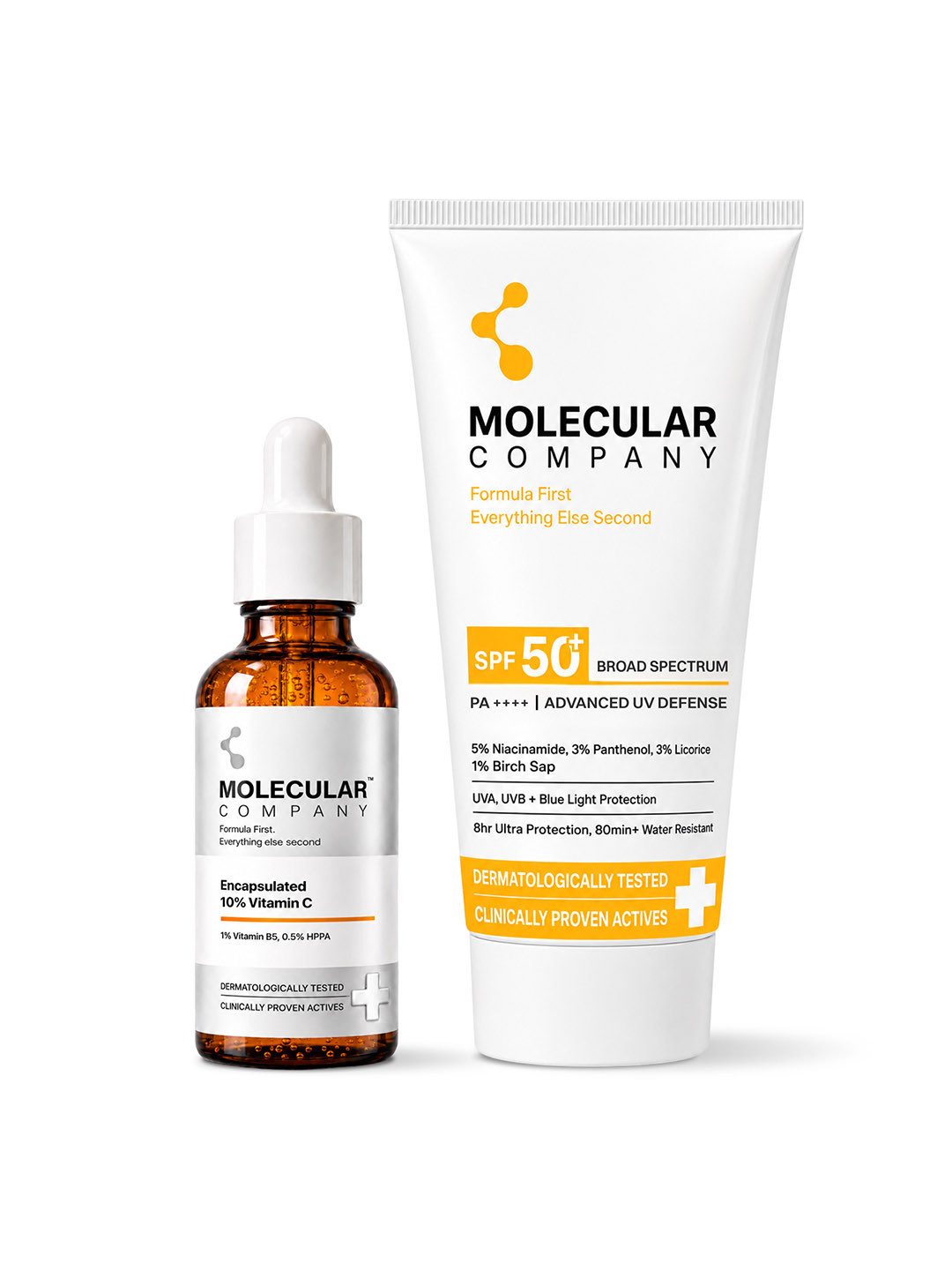 MOLECULAR COMPANY Glow & Protect Combo - Sunscreen & Vitmain C Serum